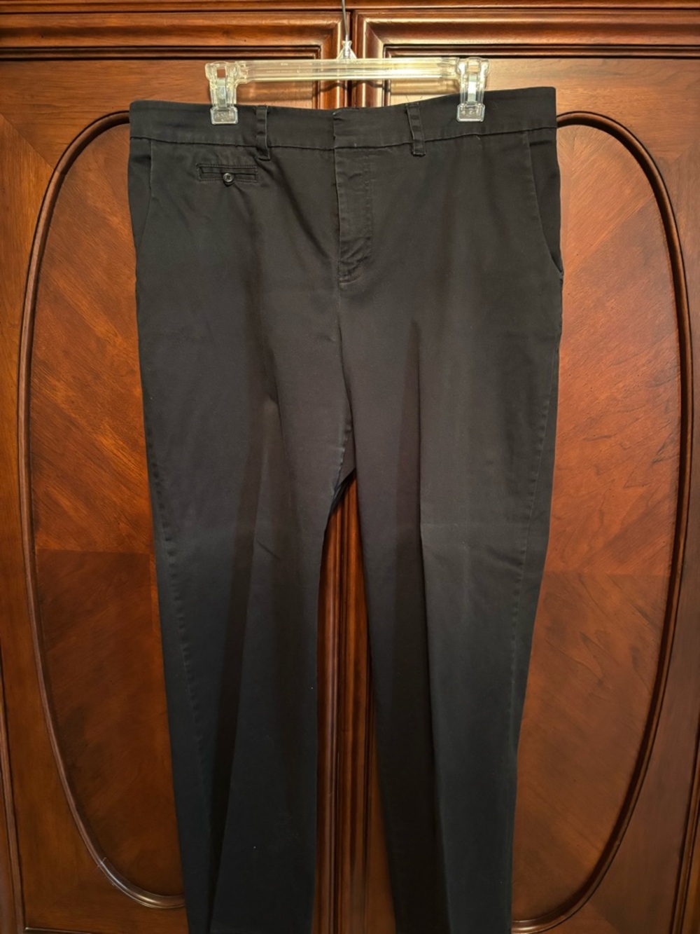 Ladies Black Dress Pants - Classic Straight Fit